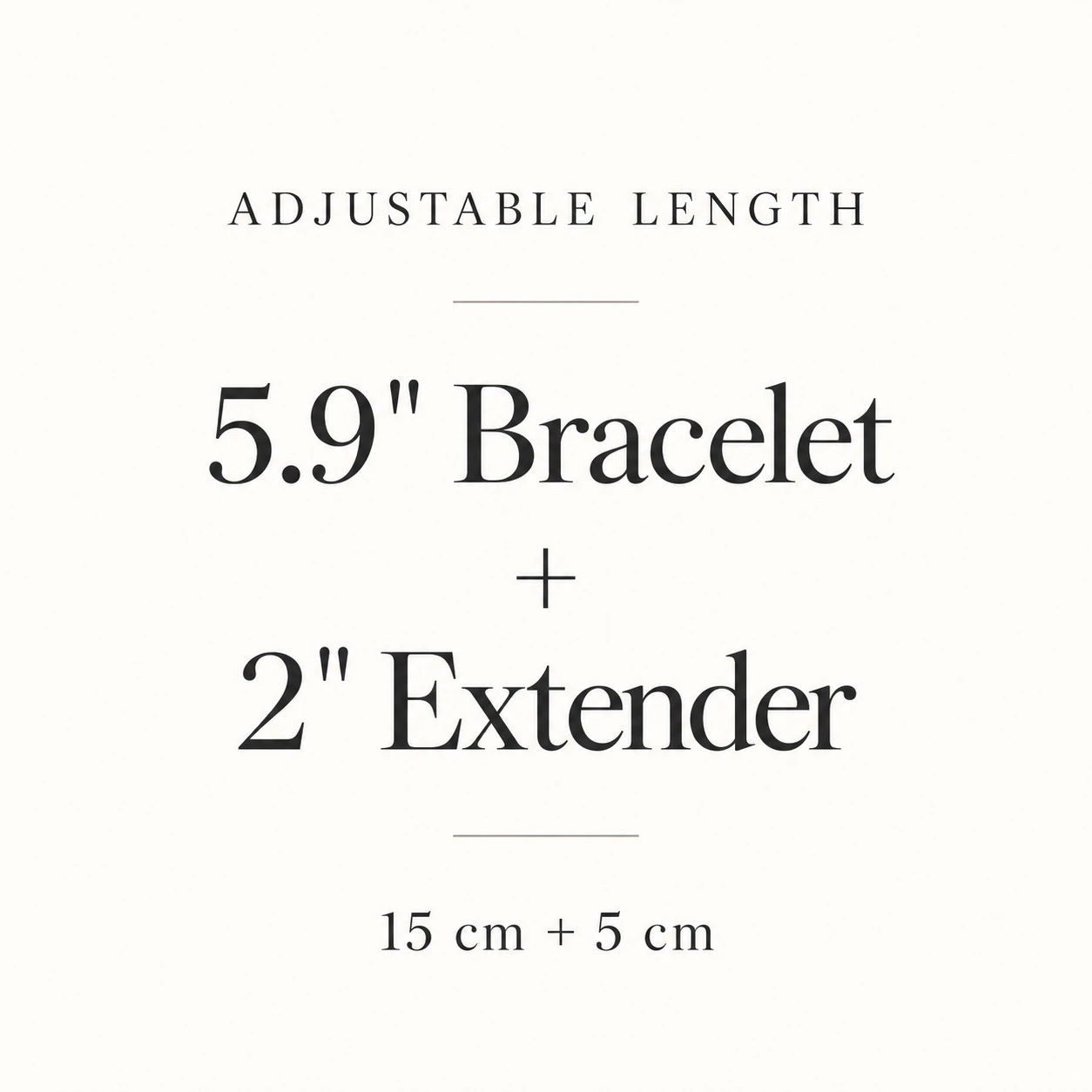Adjustable length guide for personalized 3-name bracelet